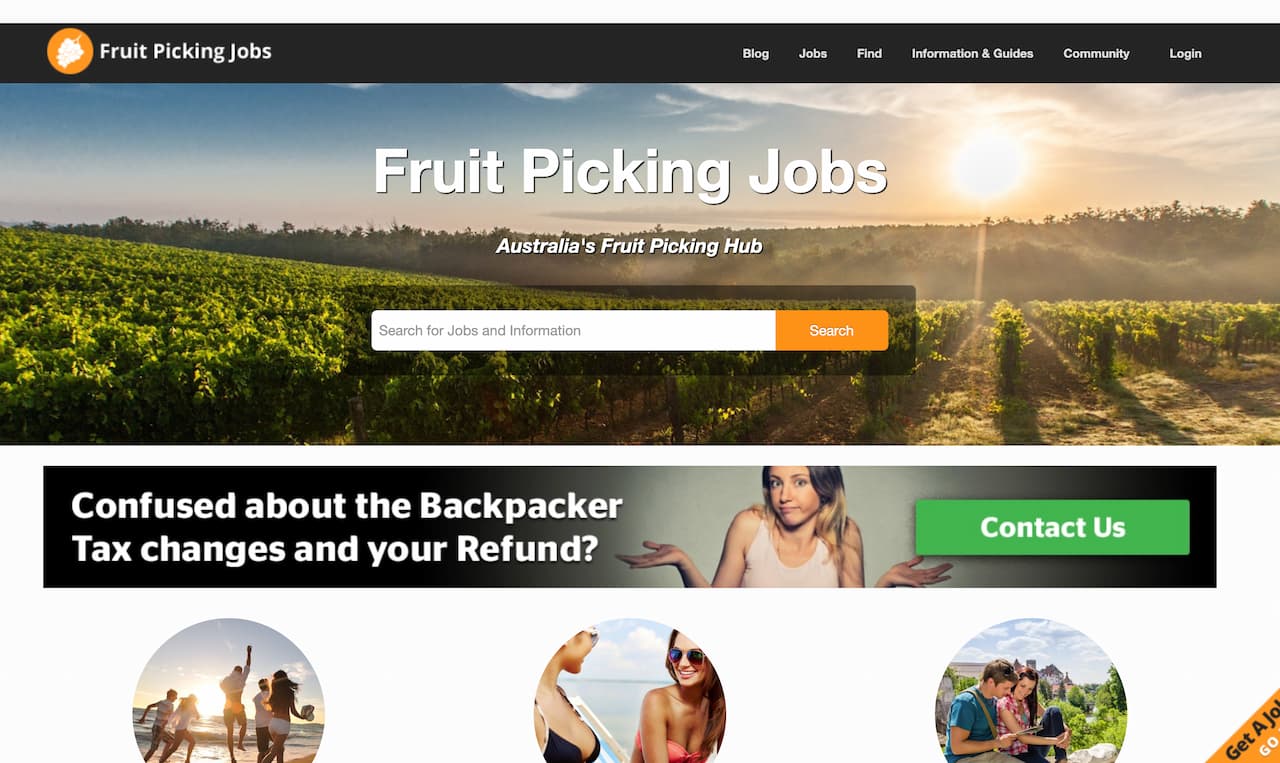 fruit picking jobsオーストラリアファームジョブ求人情報サイト